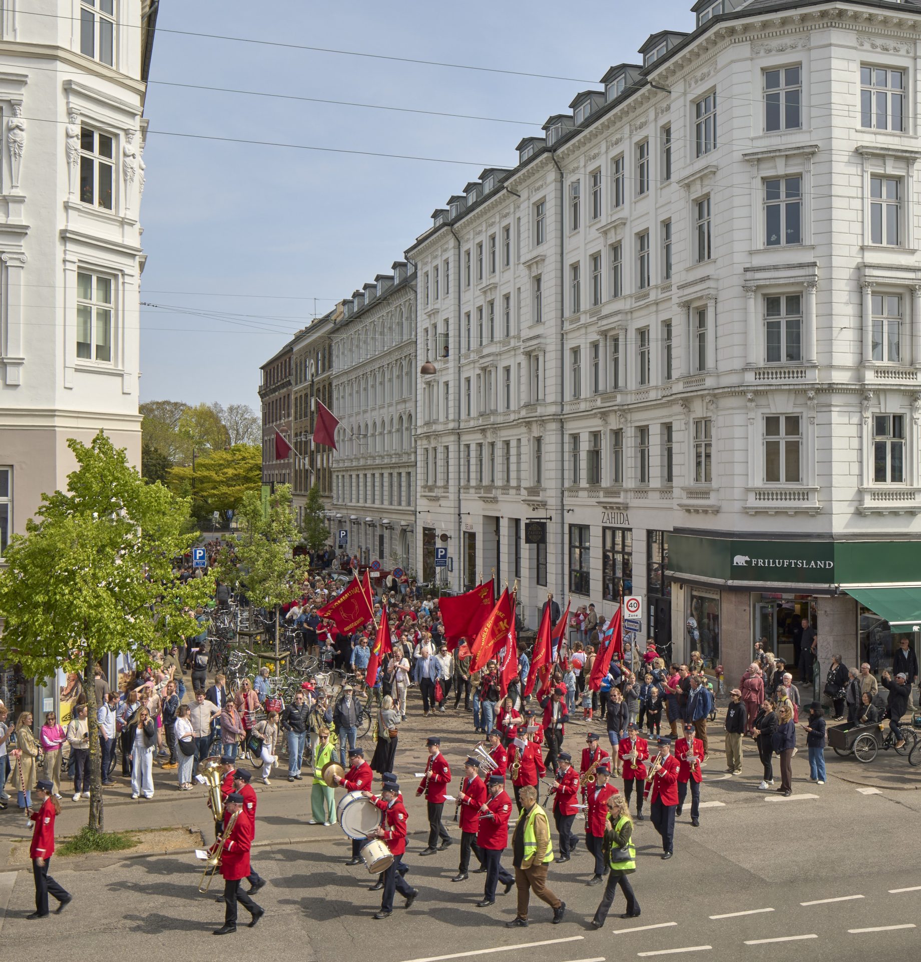 1. maj optog i Rømersgade i 2025.