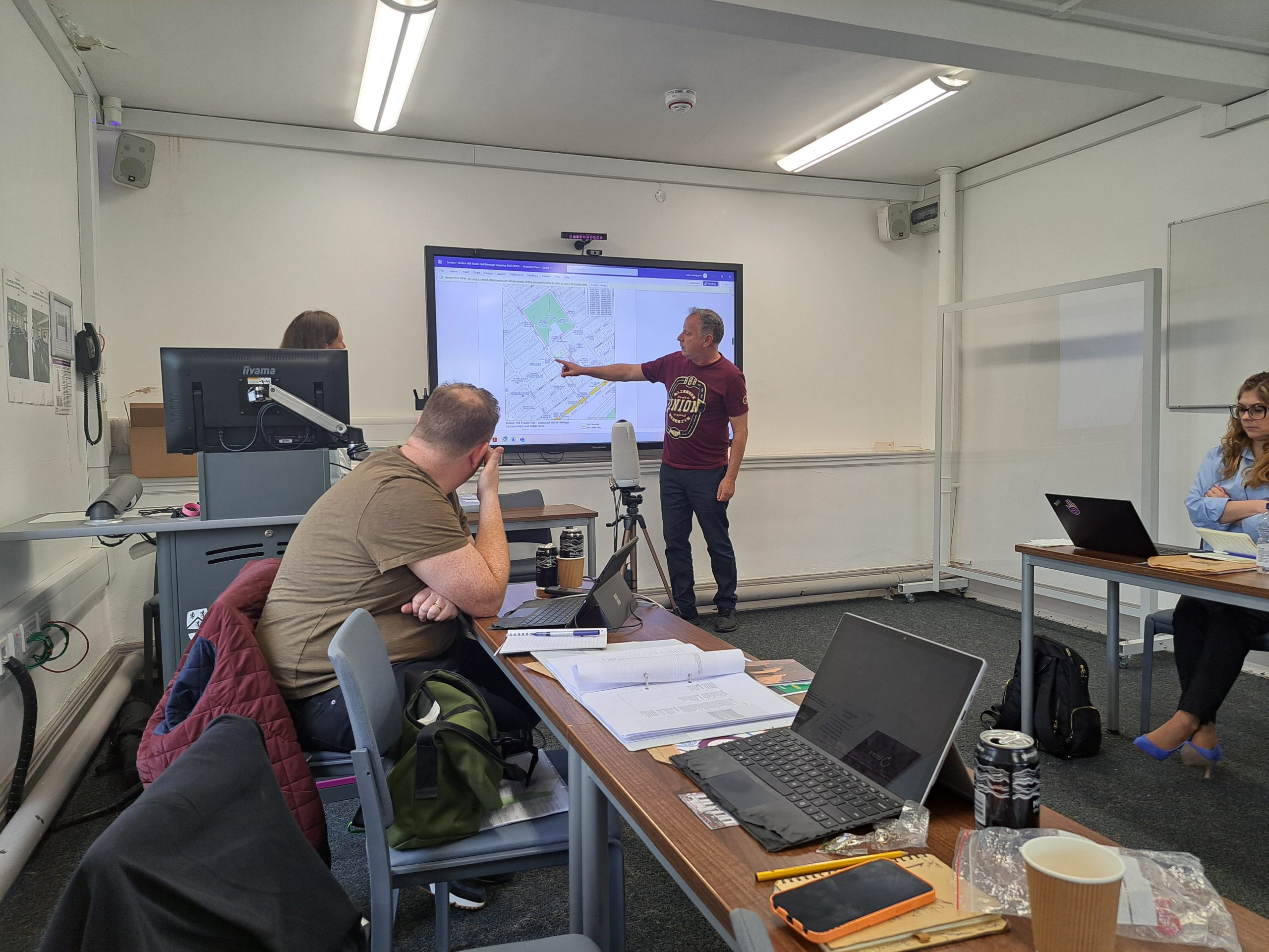 Præsentation under workshop i Durham