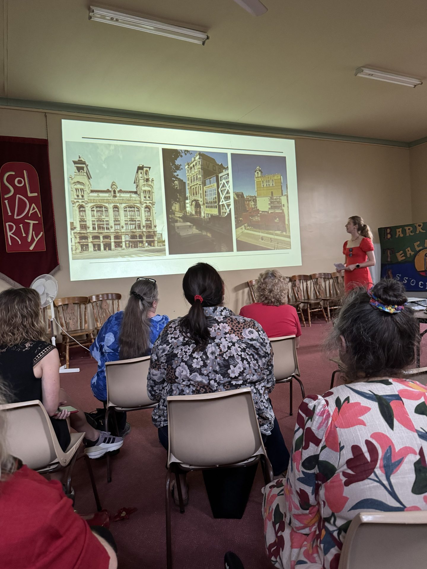 Præsentation af de fire bygninger i Broken Hill for offentligheden.