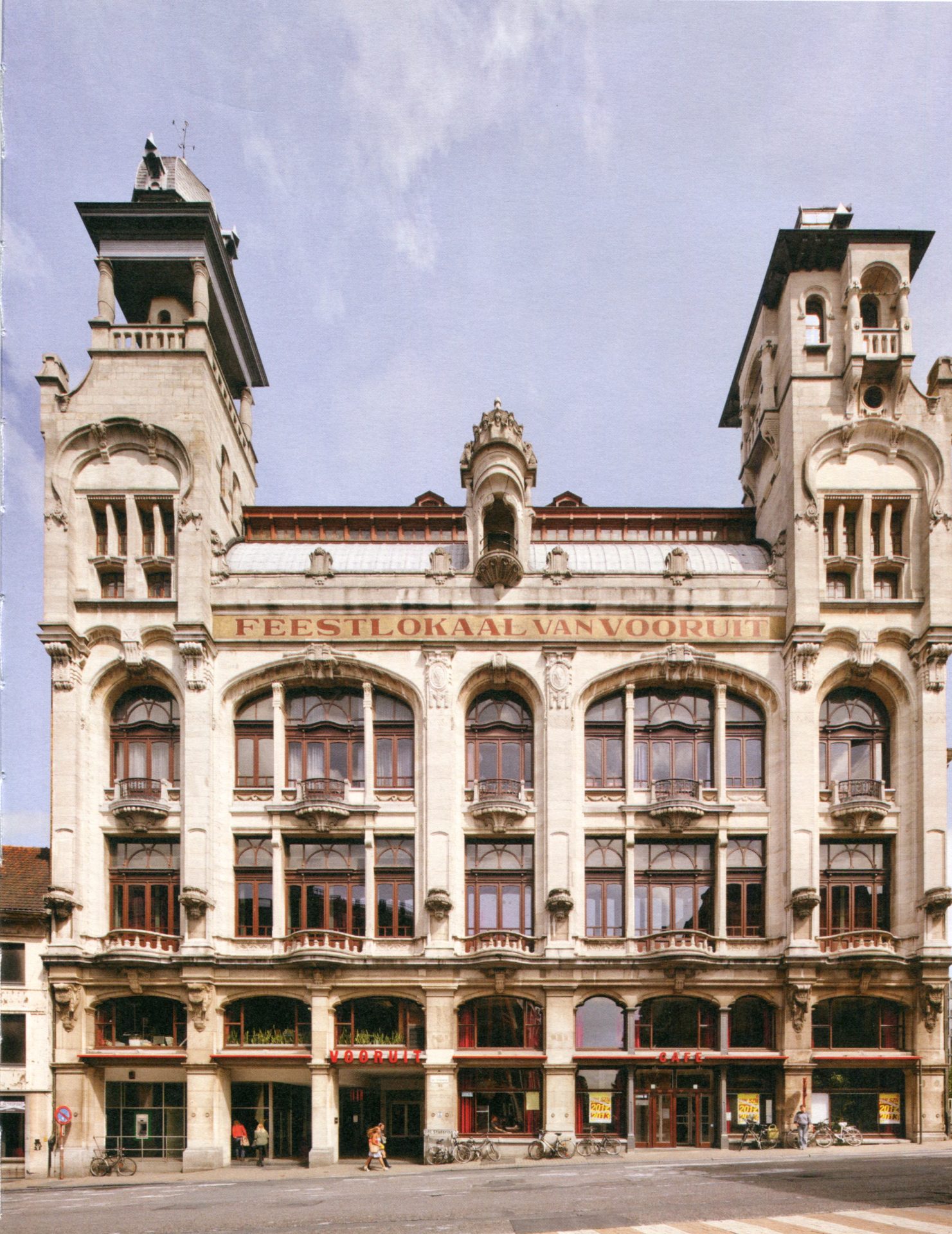 Feestlokaal Vooruits facade.