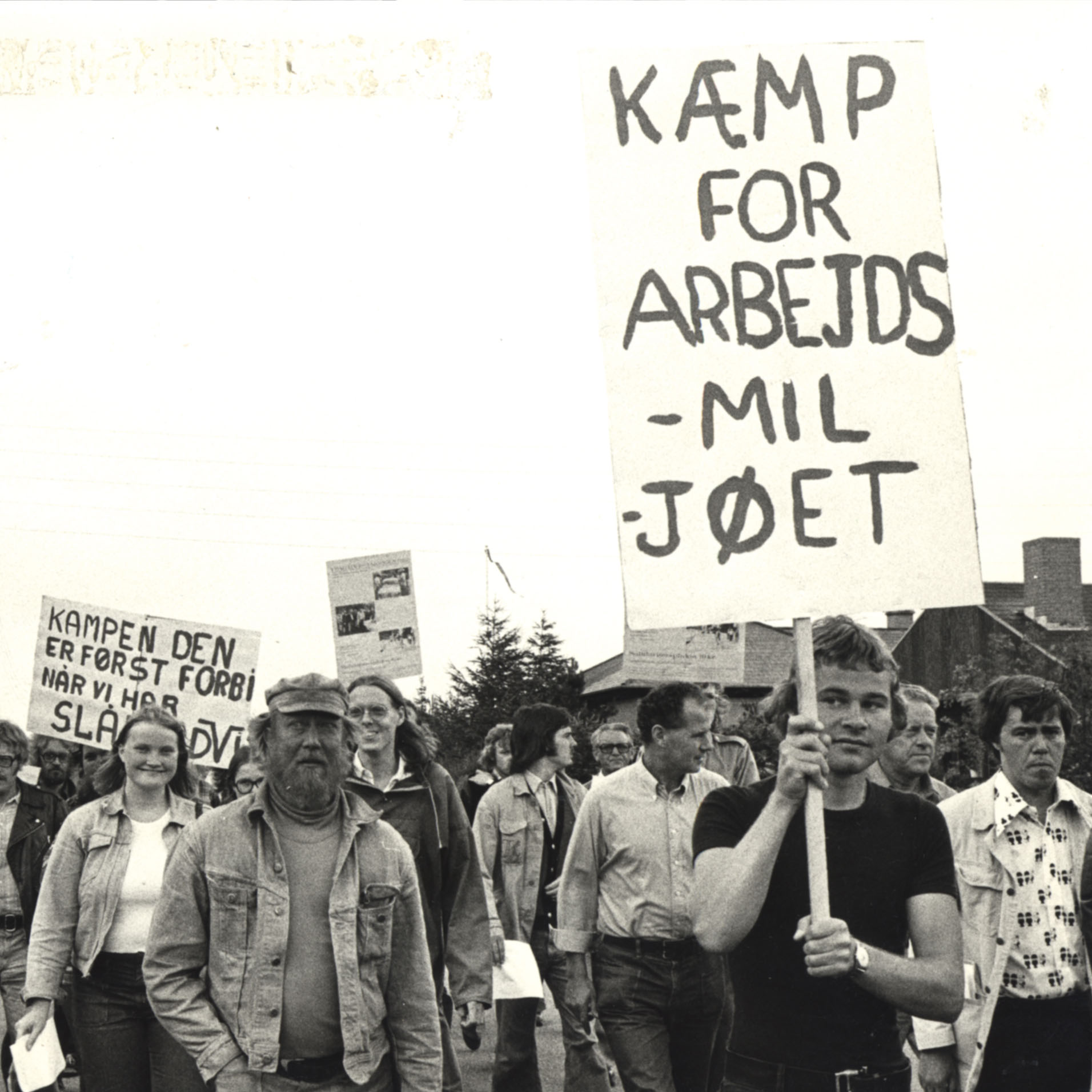 Demonstration, 1975.
Foto: Ole WIldt